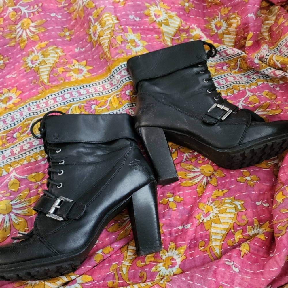 Harley Davidson heeled boots